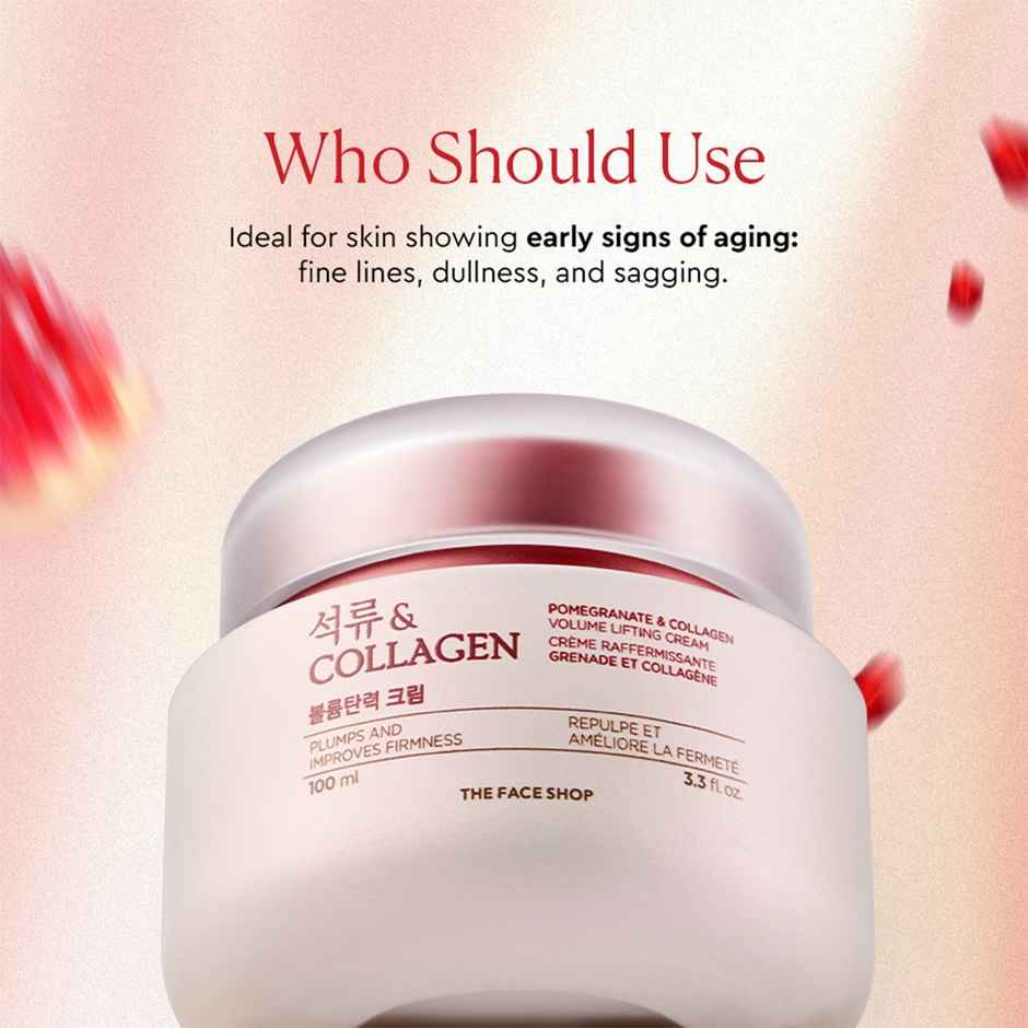 The Face Shop Pomegranate And Collagen Volume Lifting Cream (Unisex)