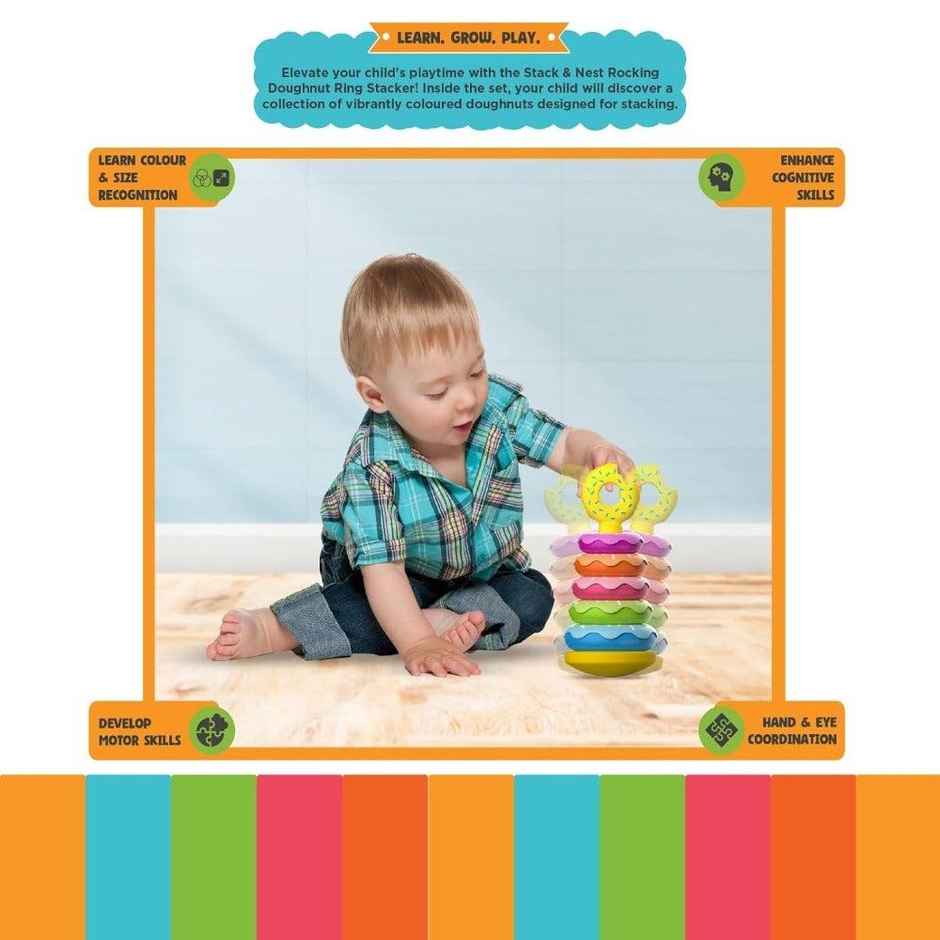 Stack & Nest Rocking Doughnut Ring Stacker