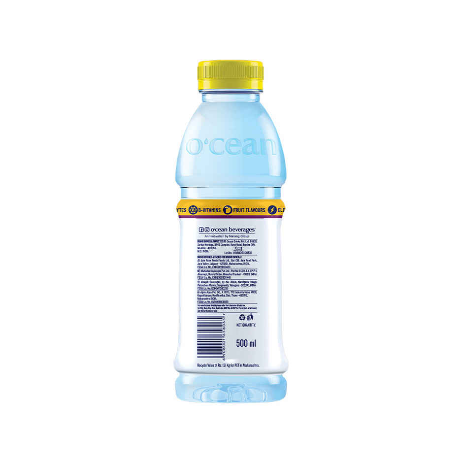 O'cean Beverages Mango and Passion Flavoured Water Bottle