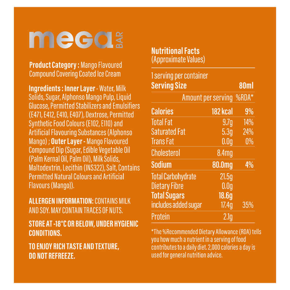 Mimo Mega Bar Mango Ice Cream Combo