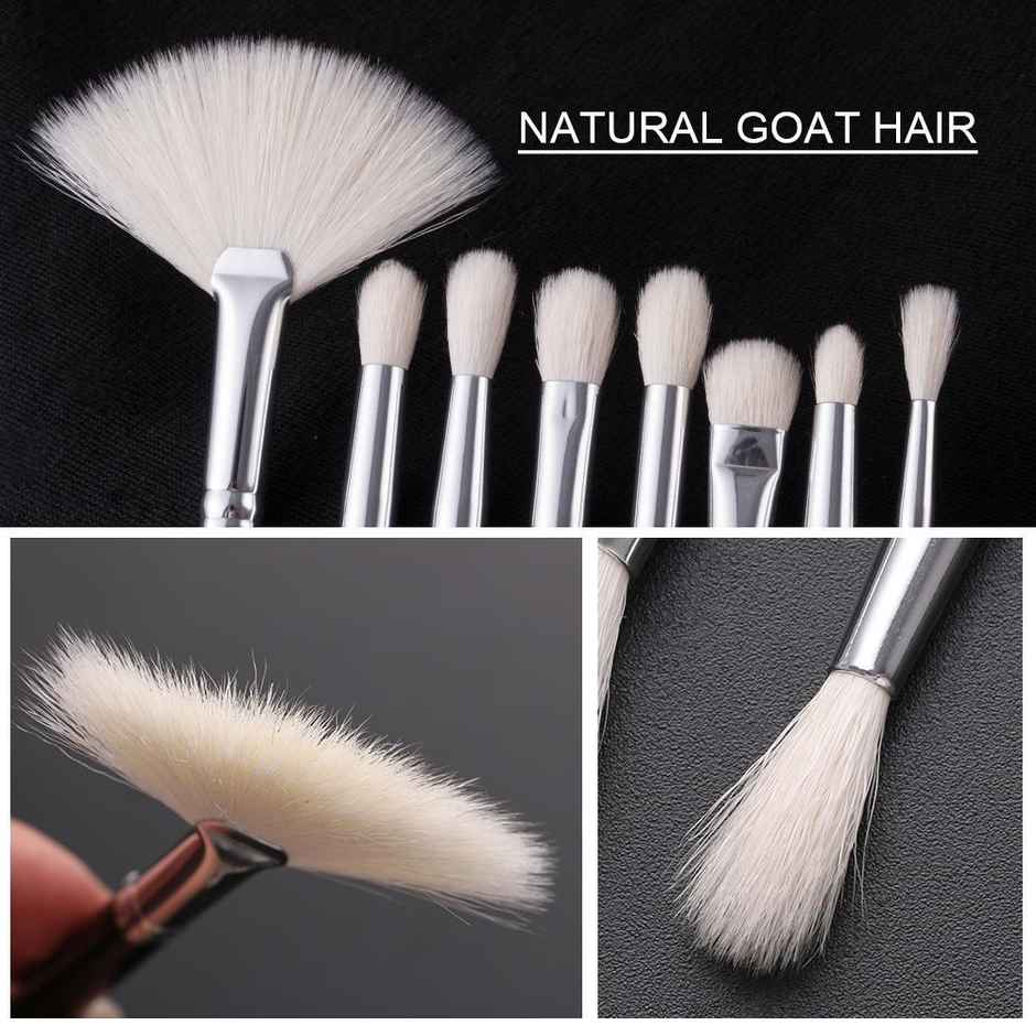 Bronson Porfessional 30 Pcs Brush Set for Face & Eye Luxury Makeup Tool Soft Bristles