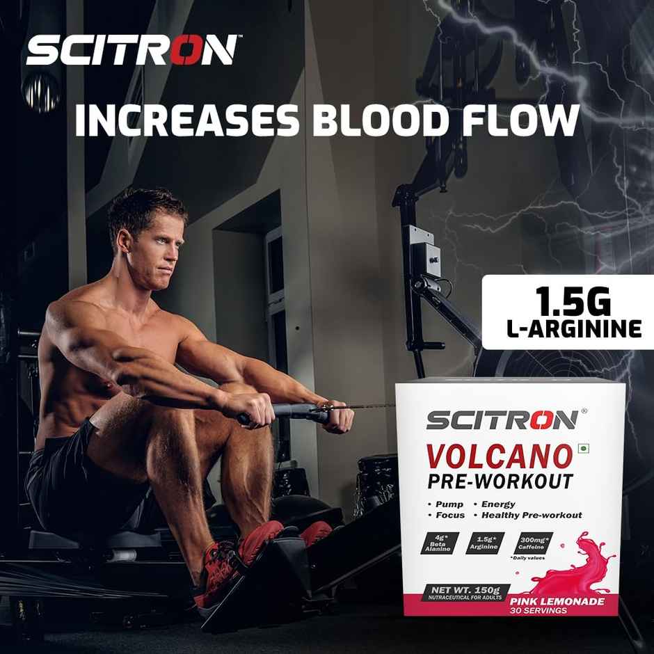 Scitron Volcano Pre Workout Pink Lemonade
