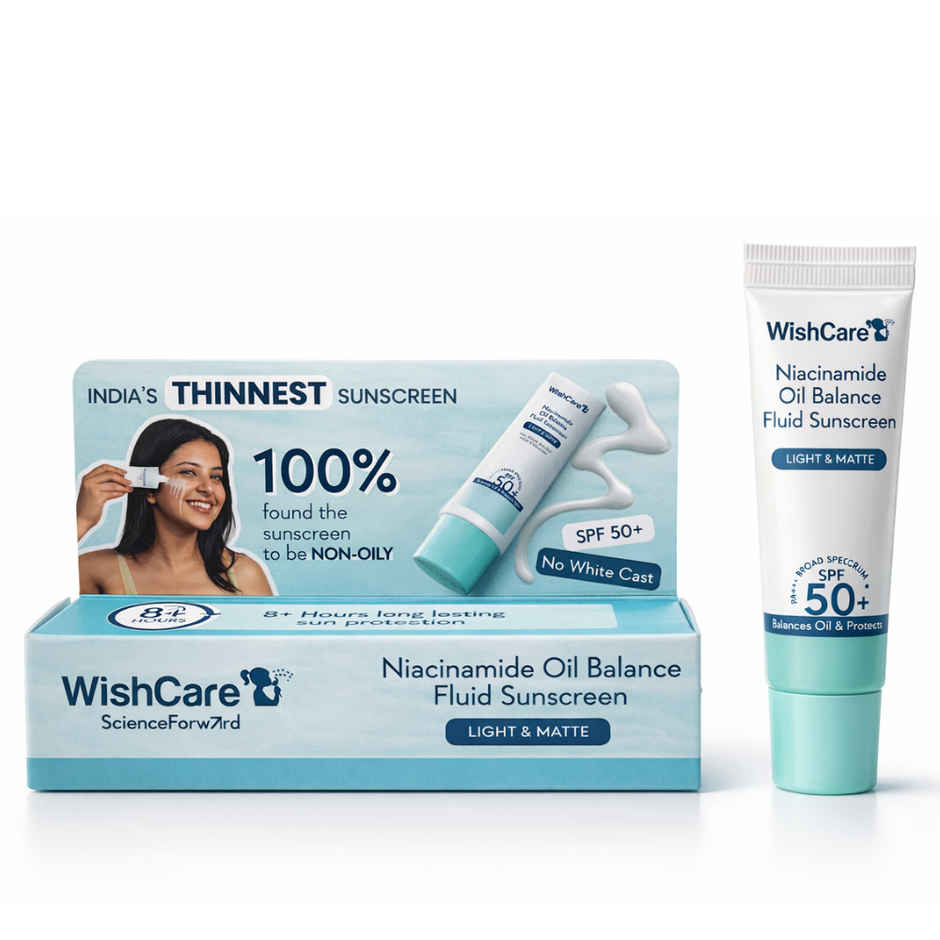 WishCare Niacinamide Oil Balance Fluid Sunscreen SPF 50+ PA++++