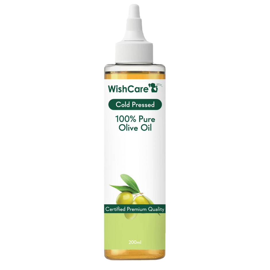 Wishcare 100% Pure Cold Pressed Olive Oil For Healthy Hair And Glowing Skin