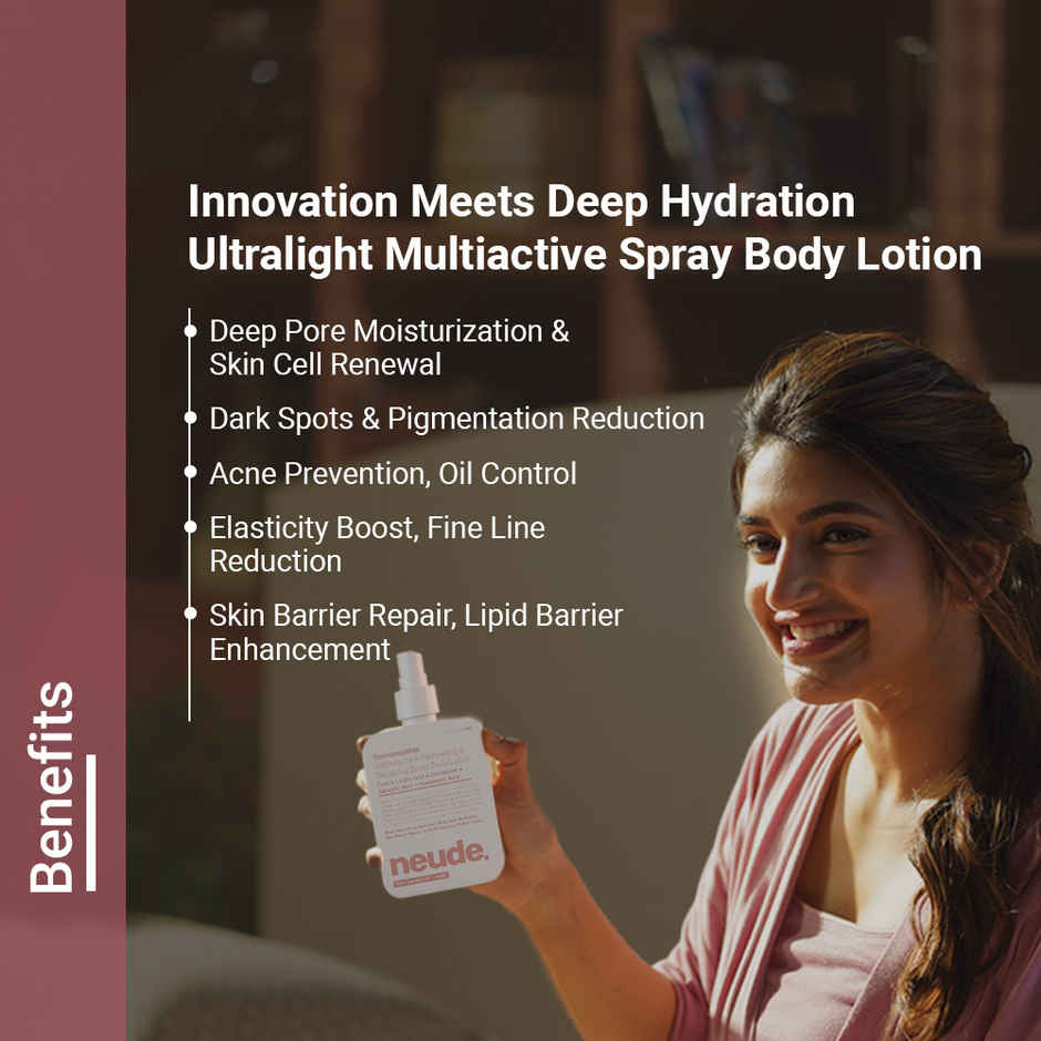 Neude Skin Ultimate Skin Pampering & Repairing Spray Body Lotion - Smmmoothie