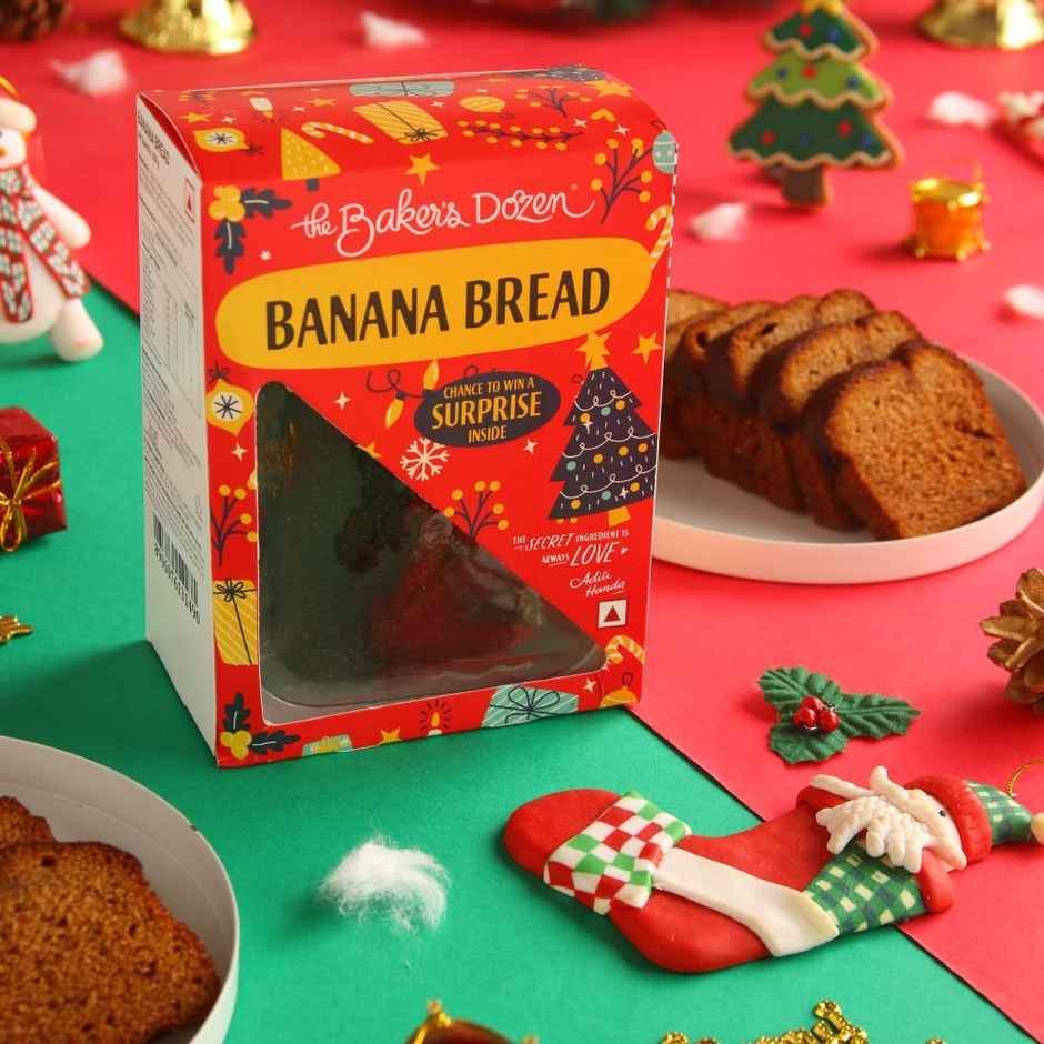 The Baker's Dozen Banana Bread 100% Wholewheat