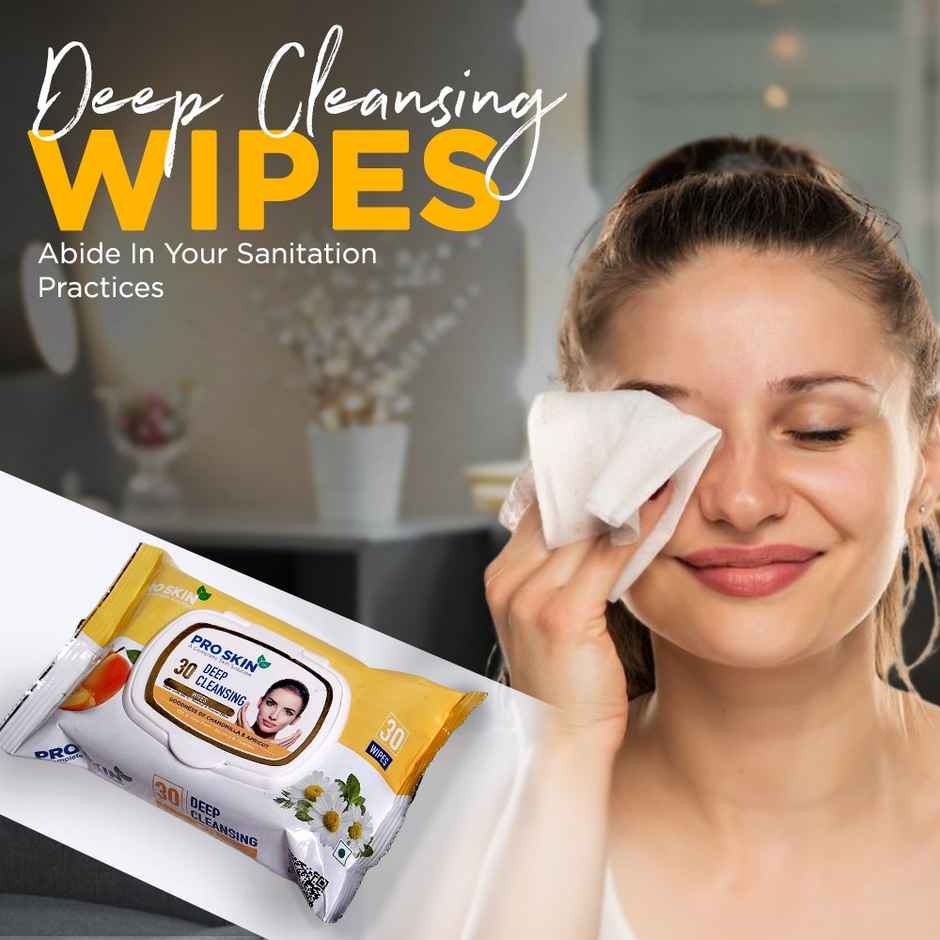 Pro Skin Wet Wipes - Deep Cleansing | 30 Pulls Per Pack