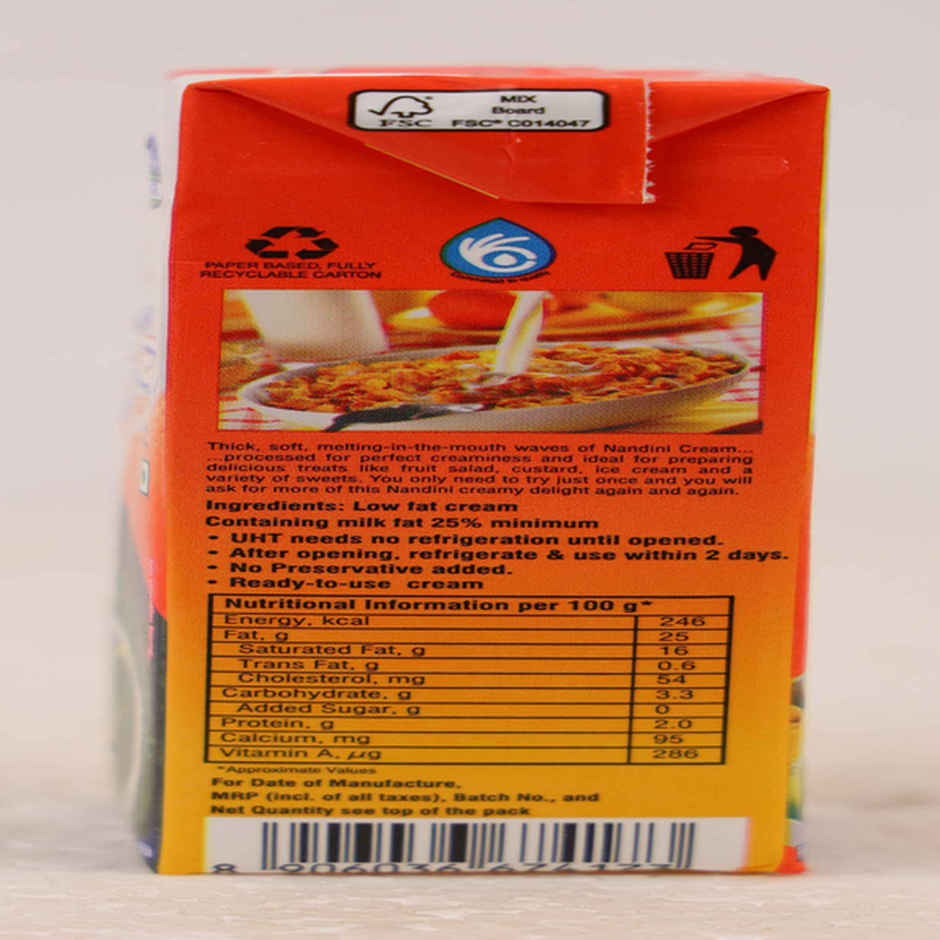 Nandini Cream Tetra Pack