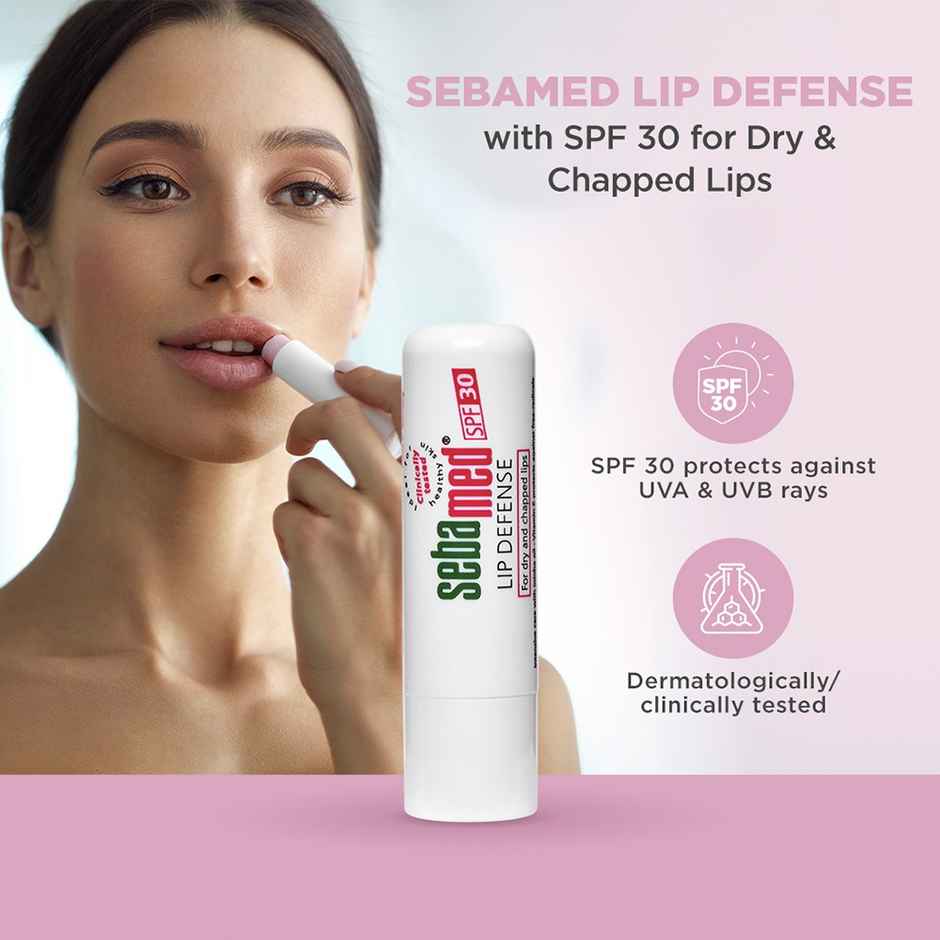 Sebamed Lip Defense | SPF 30 + Vit E, Jojoba Oil, Chamomile