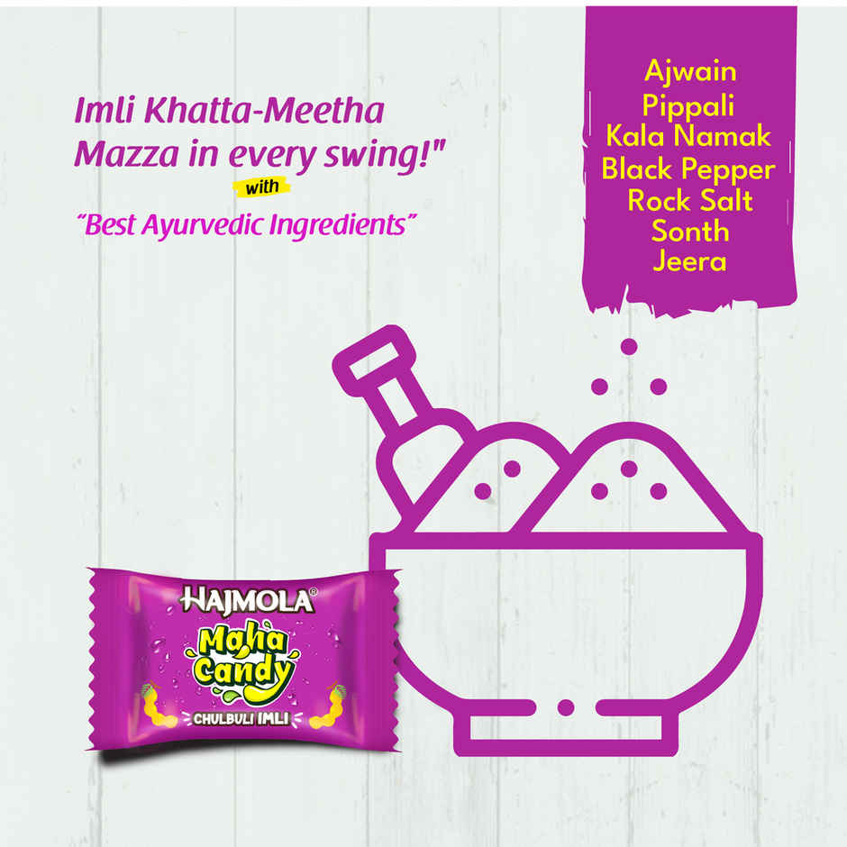 Dabur Hajmola Maha Candy Pouch - Chulbuli Imli