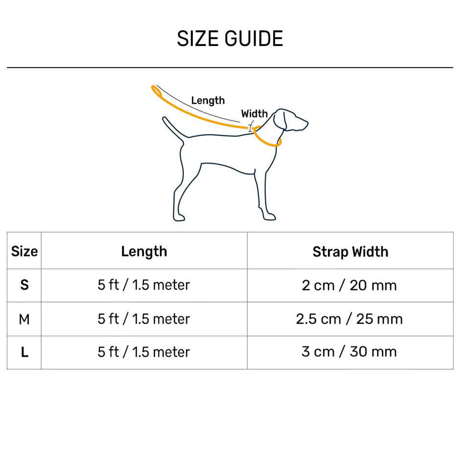 HUFT Basics Leash Blue L