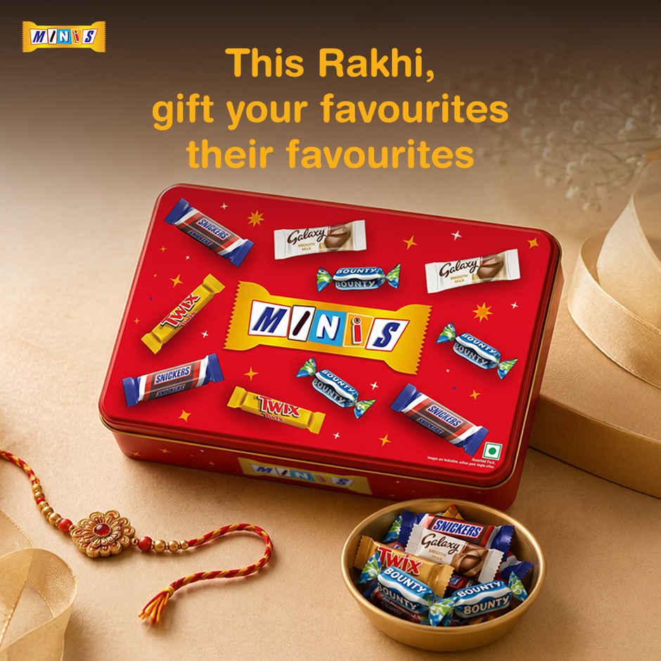Snickers Mixed Minis Rakhi Chocolate Gift Tin