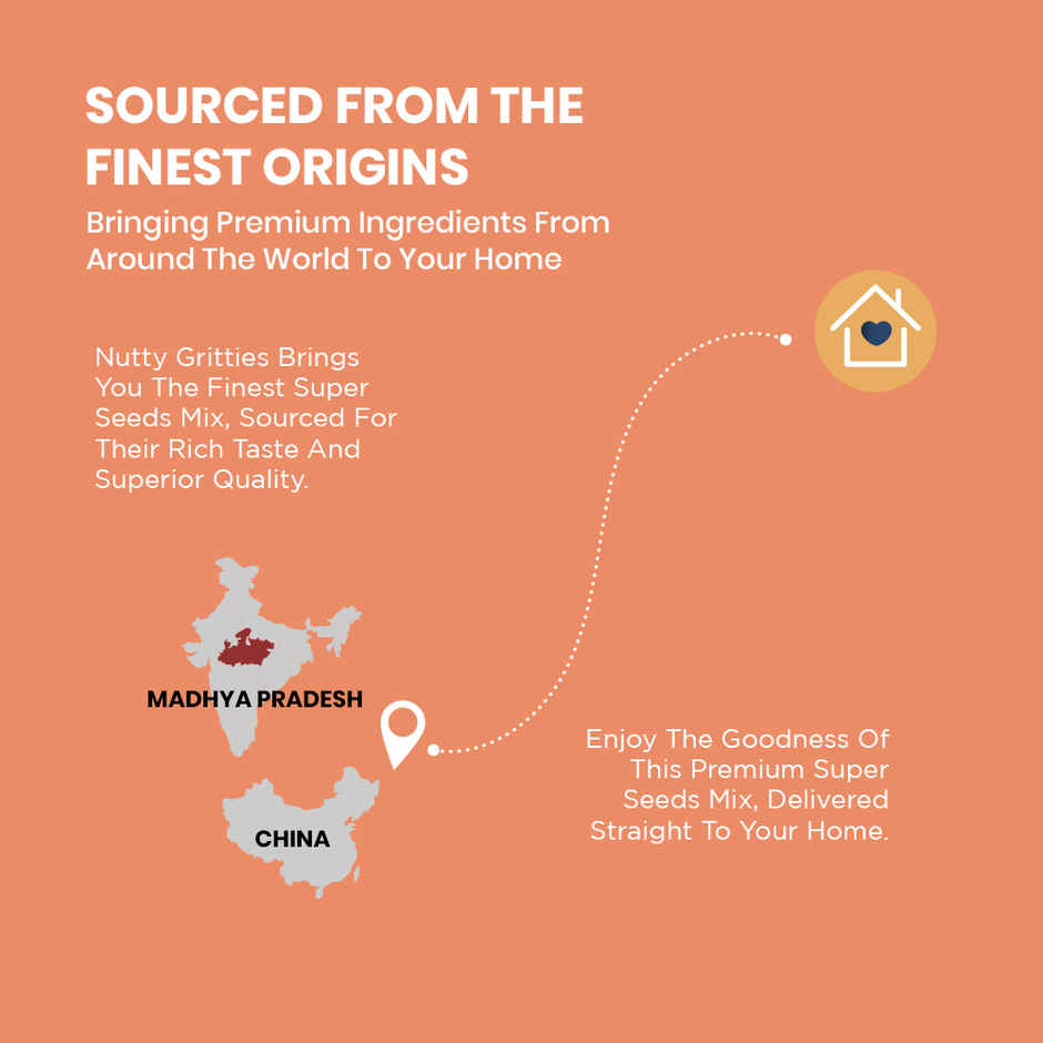 Nutty Gritties Super Seed Mix - Omega-3 & Protein-Rich