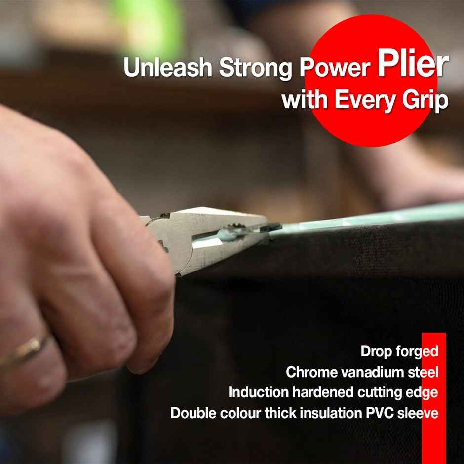 Link Prabal Combination Pliers - Chrome Vanadium Steel | Induction Hardened