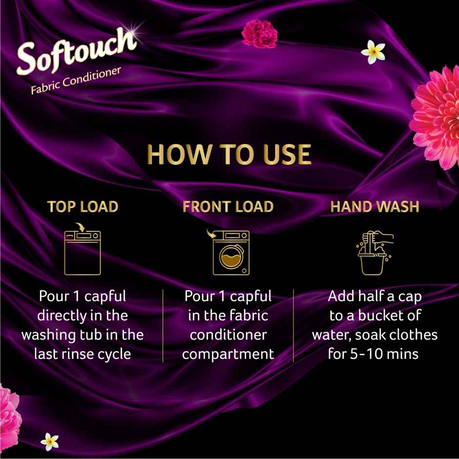Softouch Grapefruit and Jasmine Fragrance 2X Royal Perfume After Wash Fabric Conditioner
