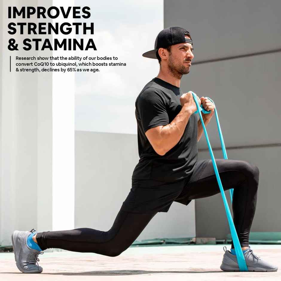 Carbamide Forte Coq10 Coenzyme Q10-120mg Capsule with Piperine 5mg Supplement 30 Veg Capsules