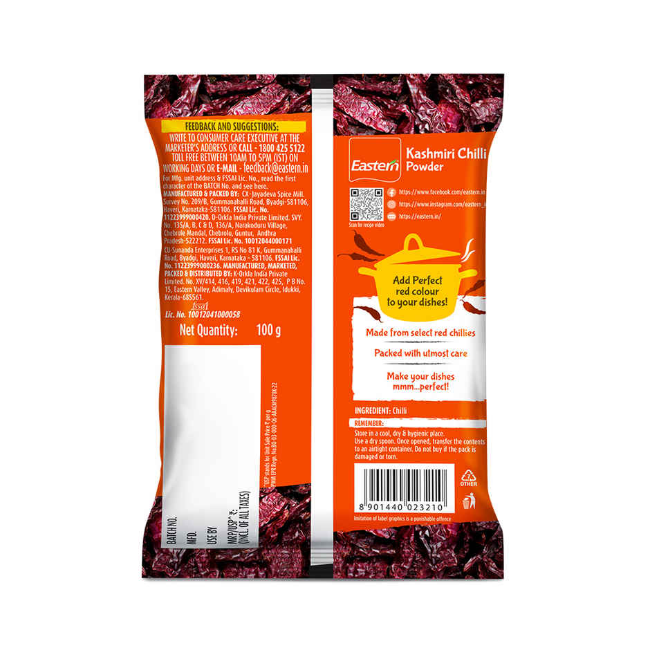 Eastern Kashmiri Red Chilli Powder | Since 1983