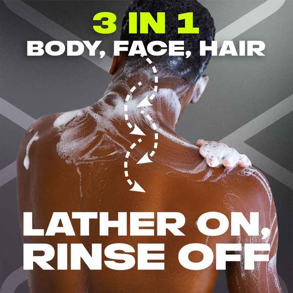 Axe Black 3-in-1 Body,Face & Hair Wash | For Men