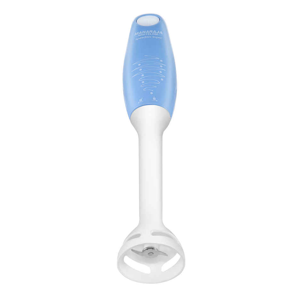 Maharaja Whiteline Hb-129 Speedmix Super Hand Blender 175 Watts,Stainless Steel Blades - Blue/ White