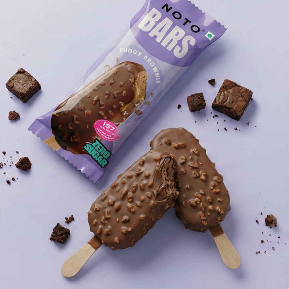 NOTO Fudgy Brownie Sugar Free, Guilt Free Bar