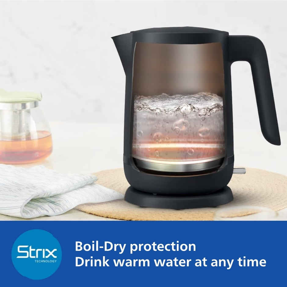 Philips HD9314/90 Double Walled Kettle 1.7L 1800W Charcoal Grey