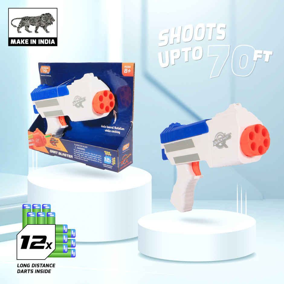 Toymaxx Bolt Dart Blaster White
