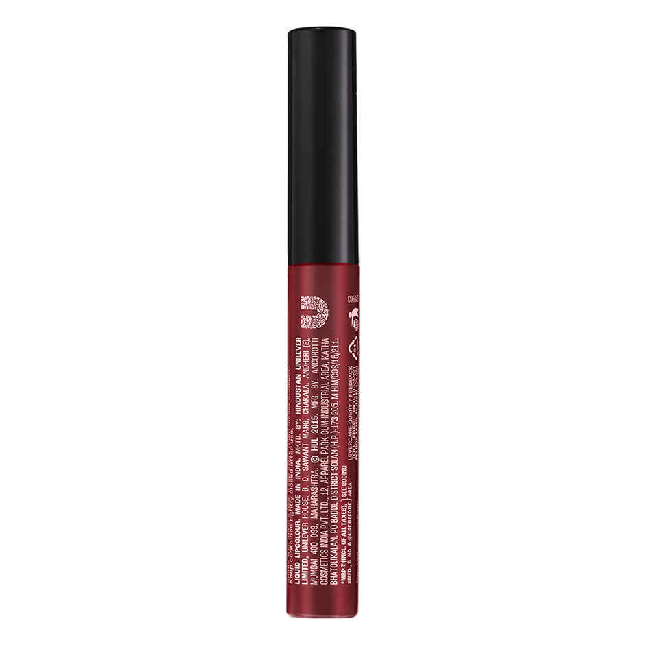 Lakme Forever Matte Liquid Lip | 16 Hr Lipstick | Lightweight & transferproof | Wine Touch