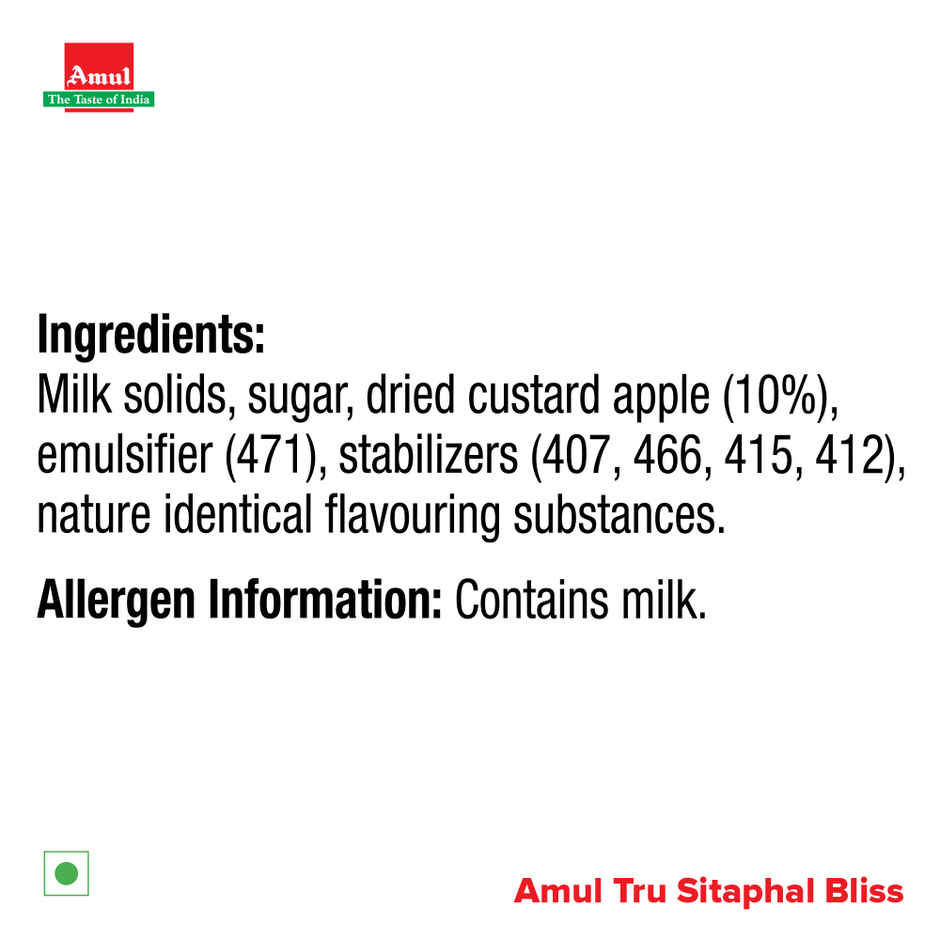 Amul Tru Sitaphal Bliss Ice Cream Tub