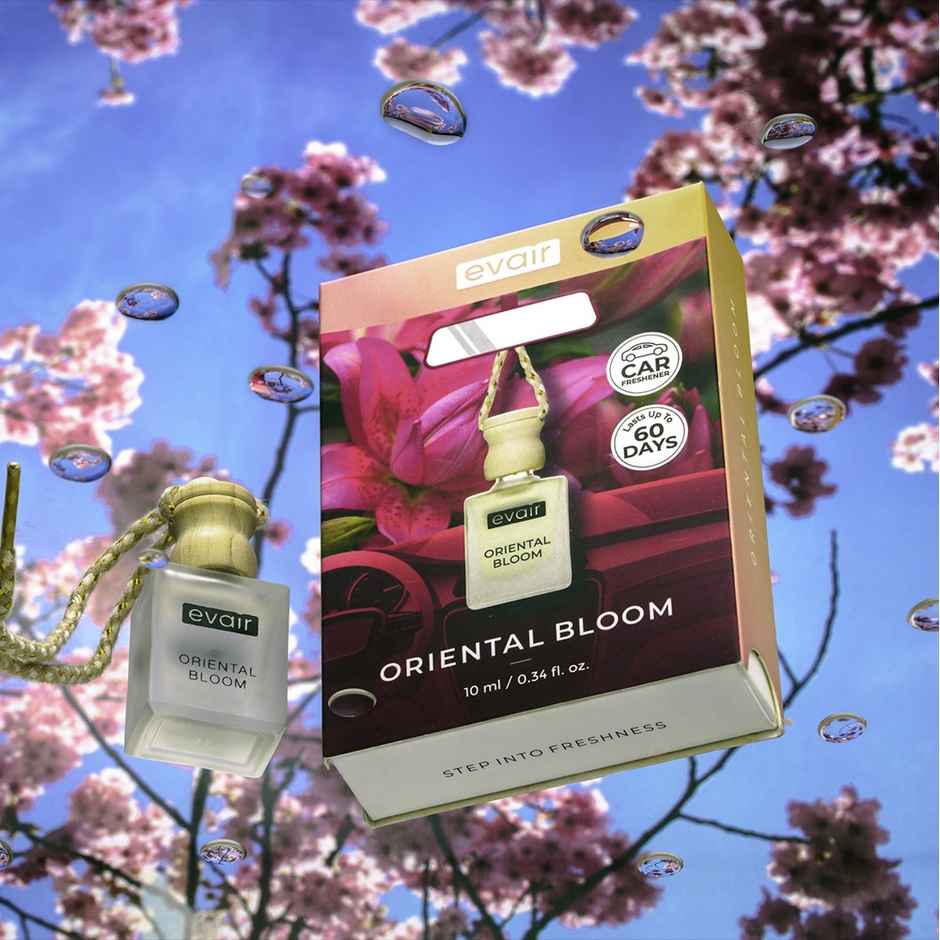 Evair Oriental Bloom Hanging Car Air Freshener - 10 ml