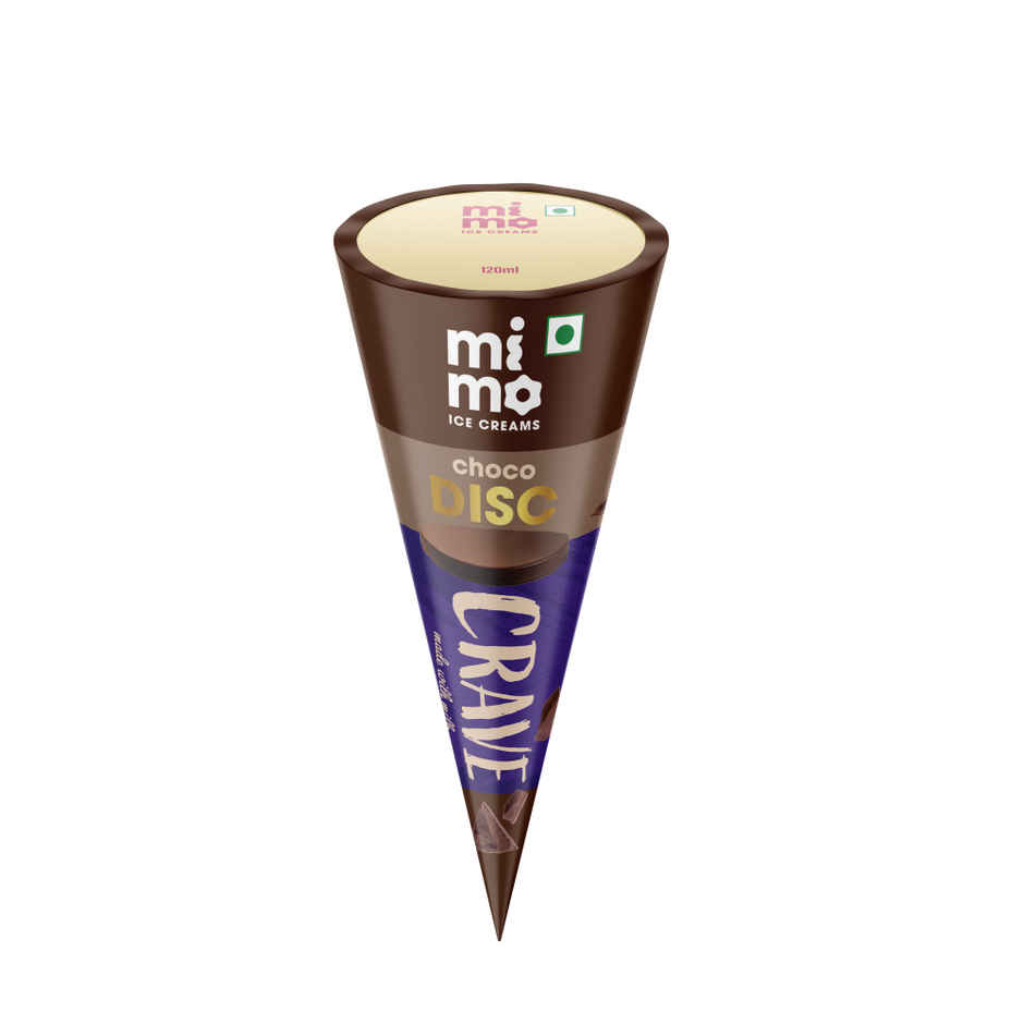 Mimo Choco Disc Cone Ice Cream