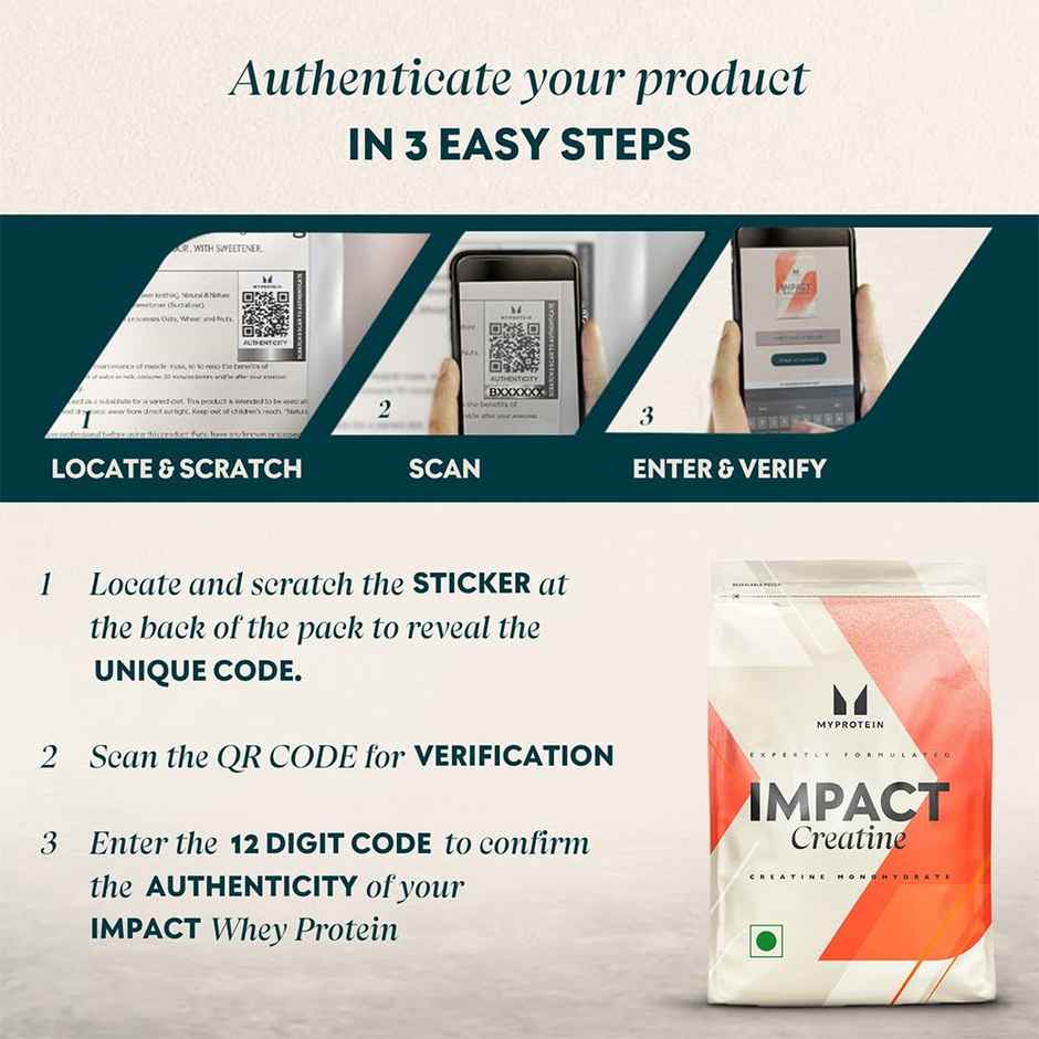 Myprotein Pure Creatine Monohydrate Powder Unflavoured