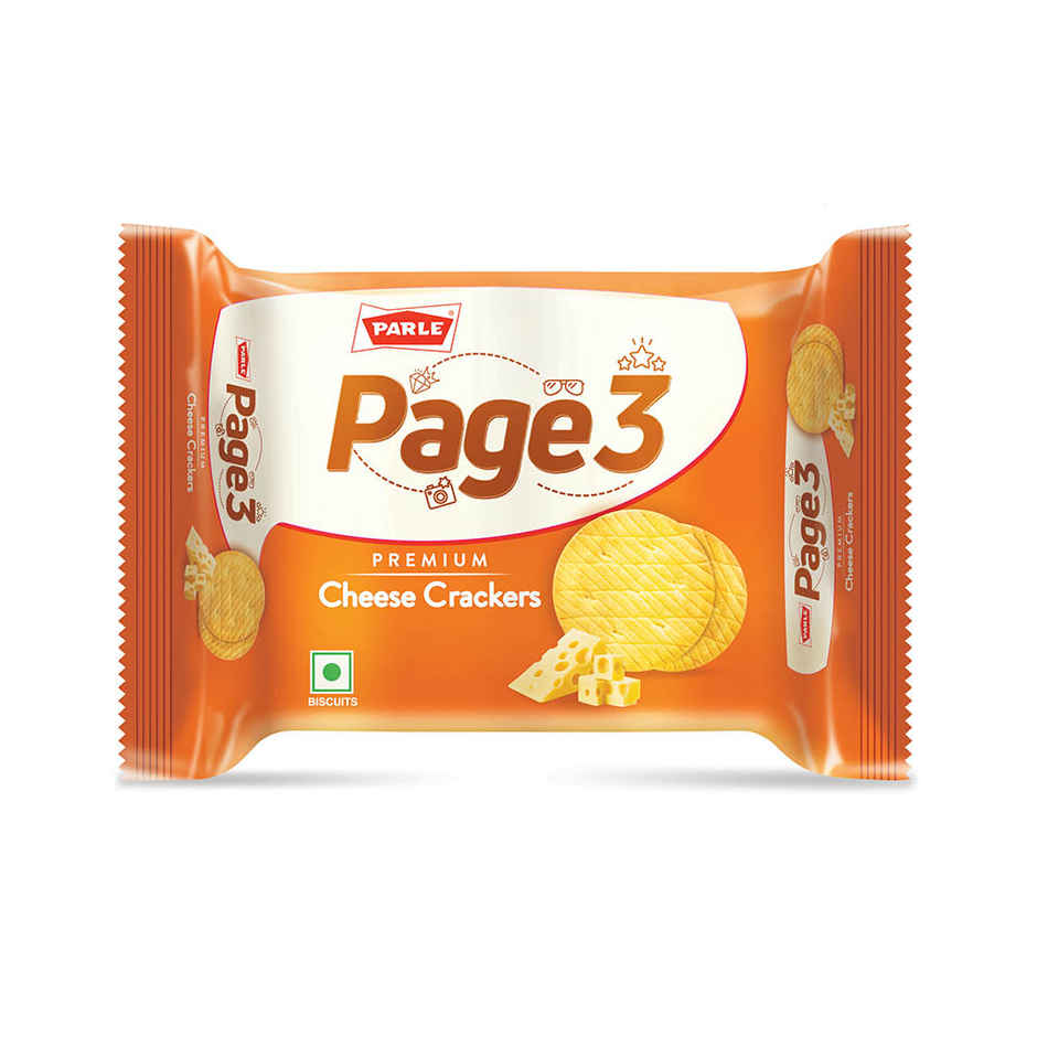 Parle Page 3 Premium Cheese Crackers