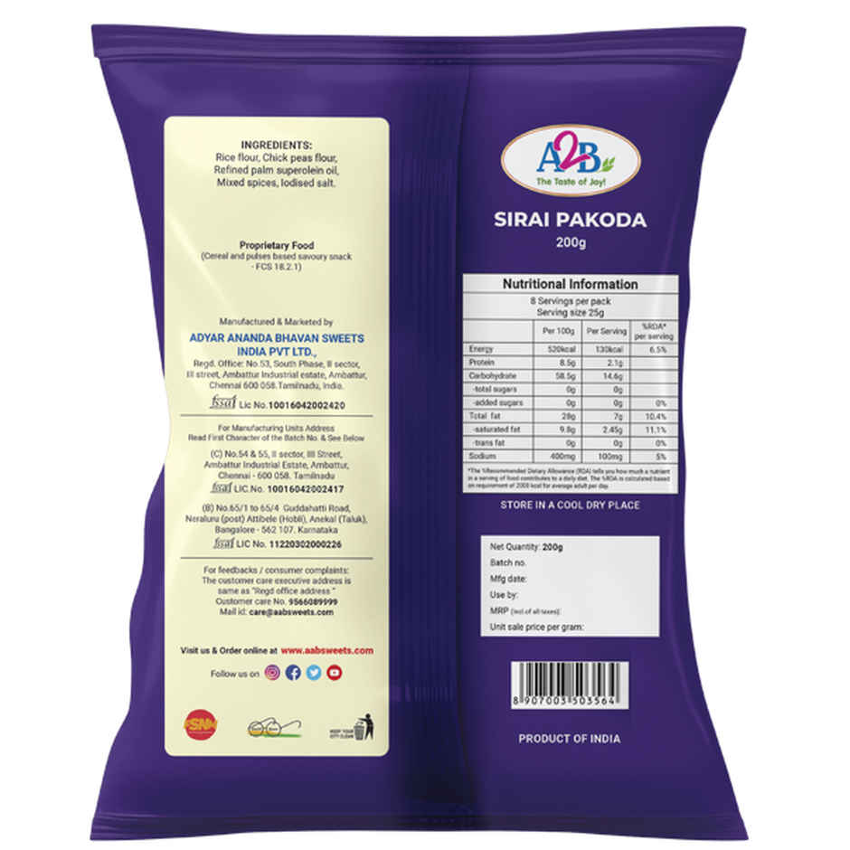 A2B Sirai Pakoda