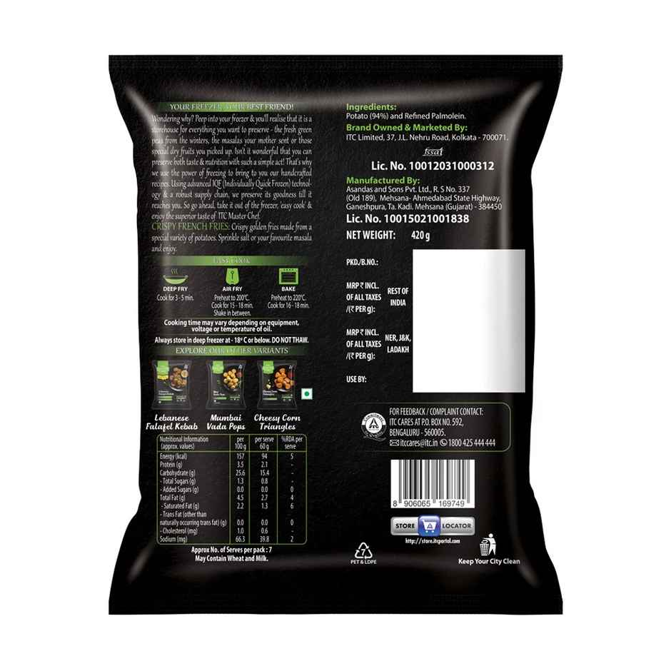 ITC Master Chef Crispy French Fries | No Added Preservatives