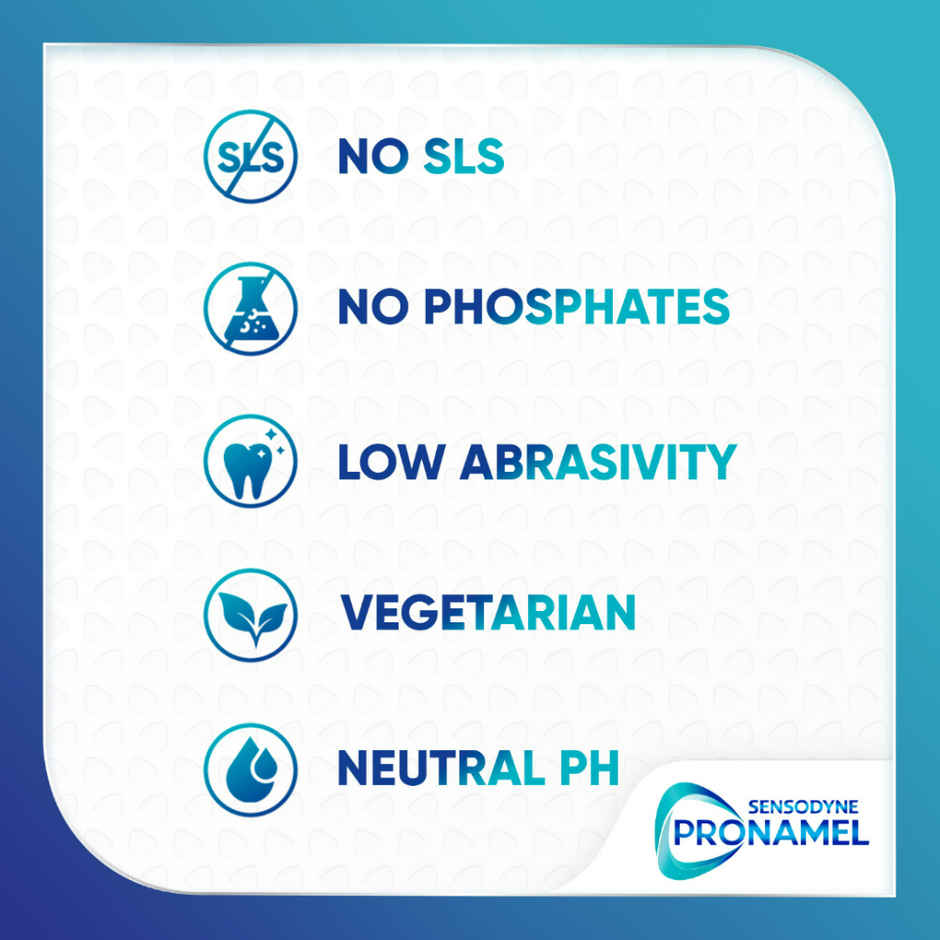 Sensodyne Pronamel Daily Protection Toothpaste, Active Enamel Strengthening & Complete Care