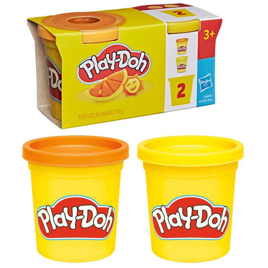 Hasbro Play-Doh Orange & Yellow Dough