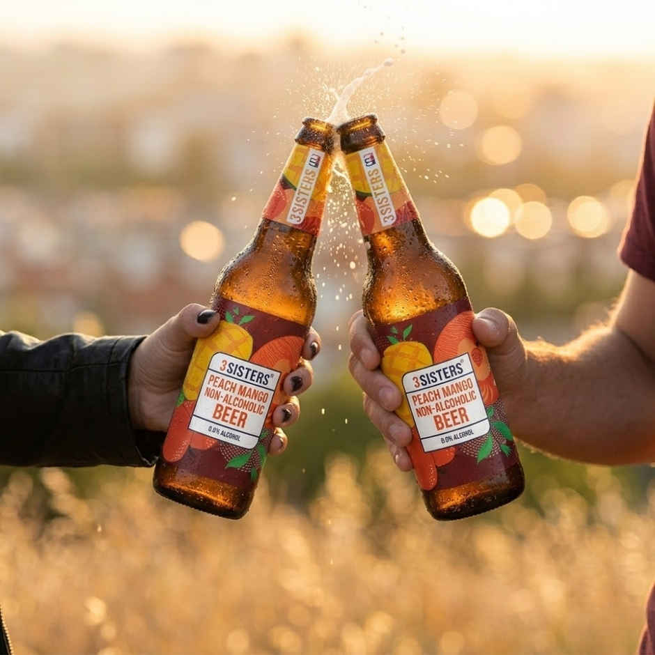 3 Sisters Peach And Mango Non Alcoholic Beer