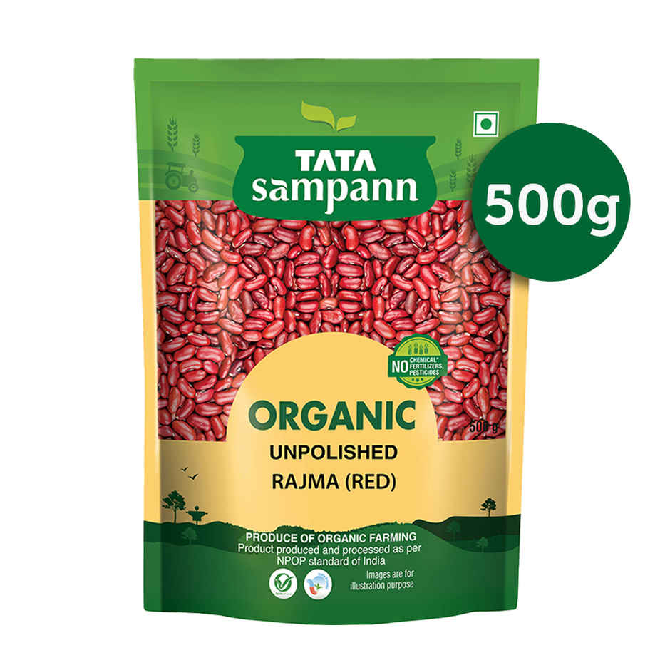 Tata Sampann Organic Unpolished Rajma (Red)