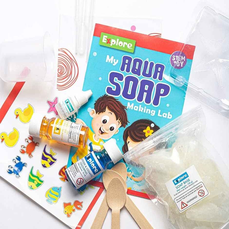Hamleys Explore My Aqua Soap Making Lab Science Kits for Kids