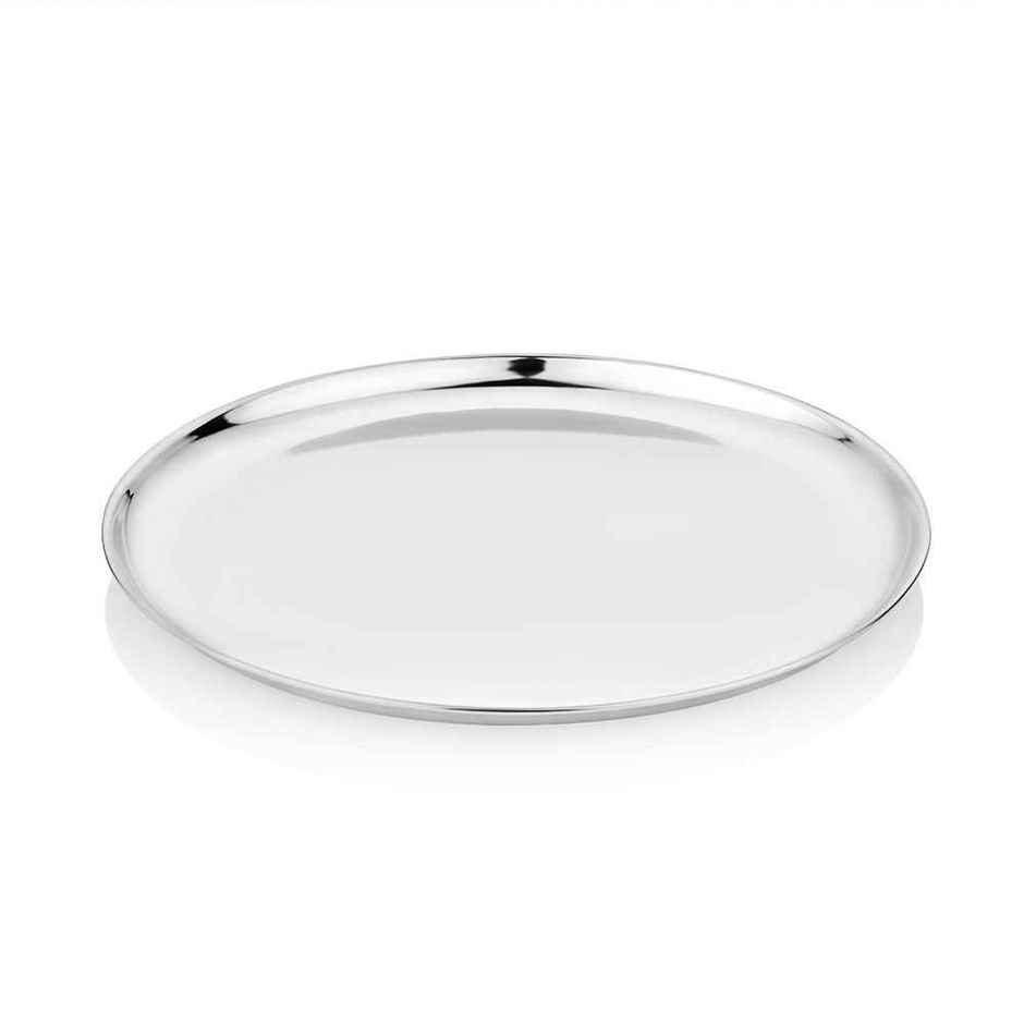 Steelera Stainless Steel Shallow Lunch / Dinner Plate | Food Safe | 28 cm