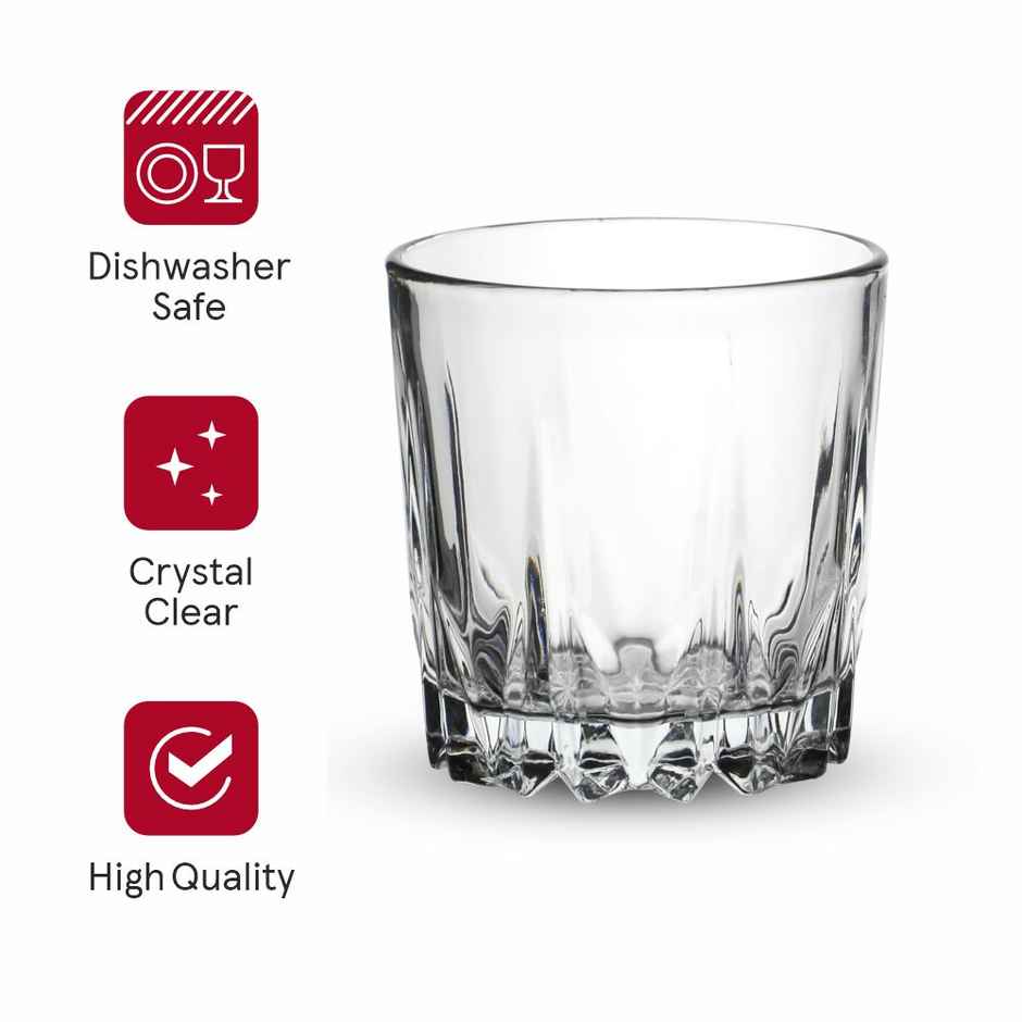 Sanjeev Kapoor Monarch Karat Whisky Glass - 300 ml