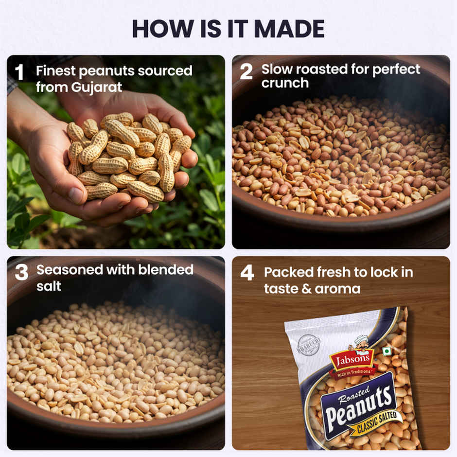 Jabsons Roasted Peanuts Classic Salted