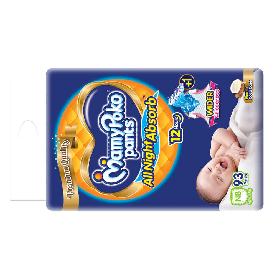 Mamypoko All Night Absorb Pant Style Diaper | XS | 93 pcs