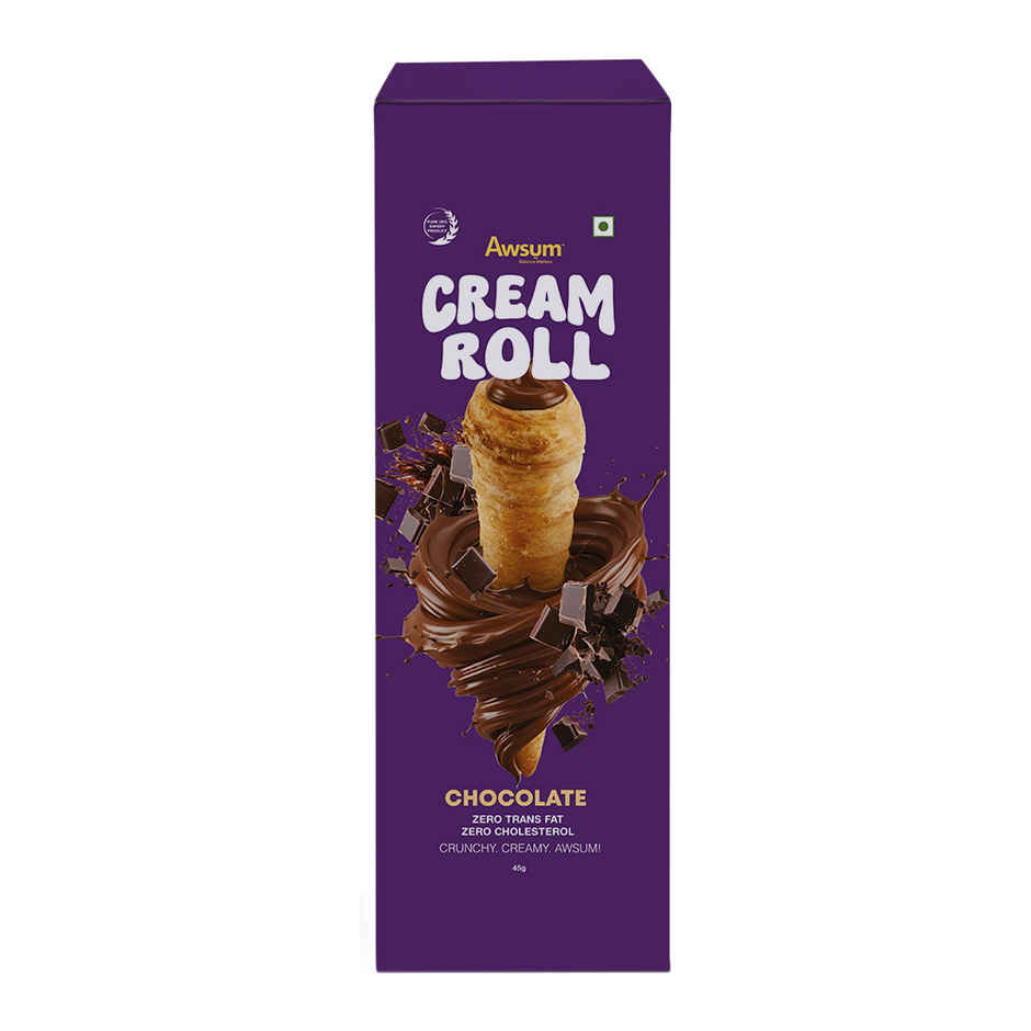 Awsum Cream Roll Chocolate