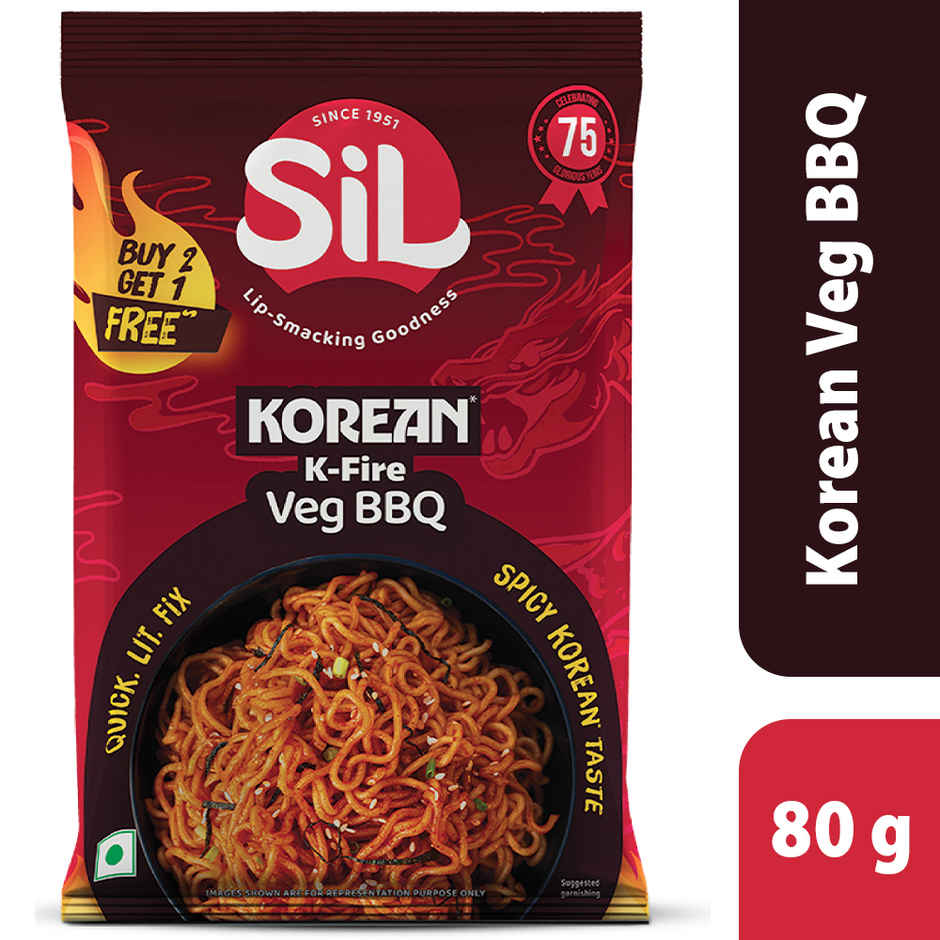 Sil Korean Noodles Veg BBQ Combo