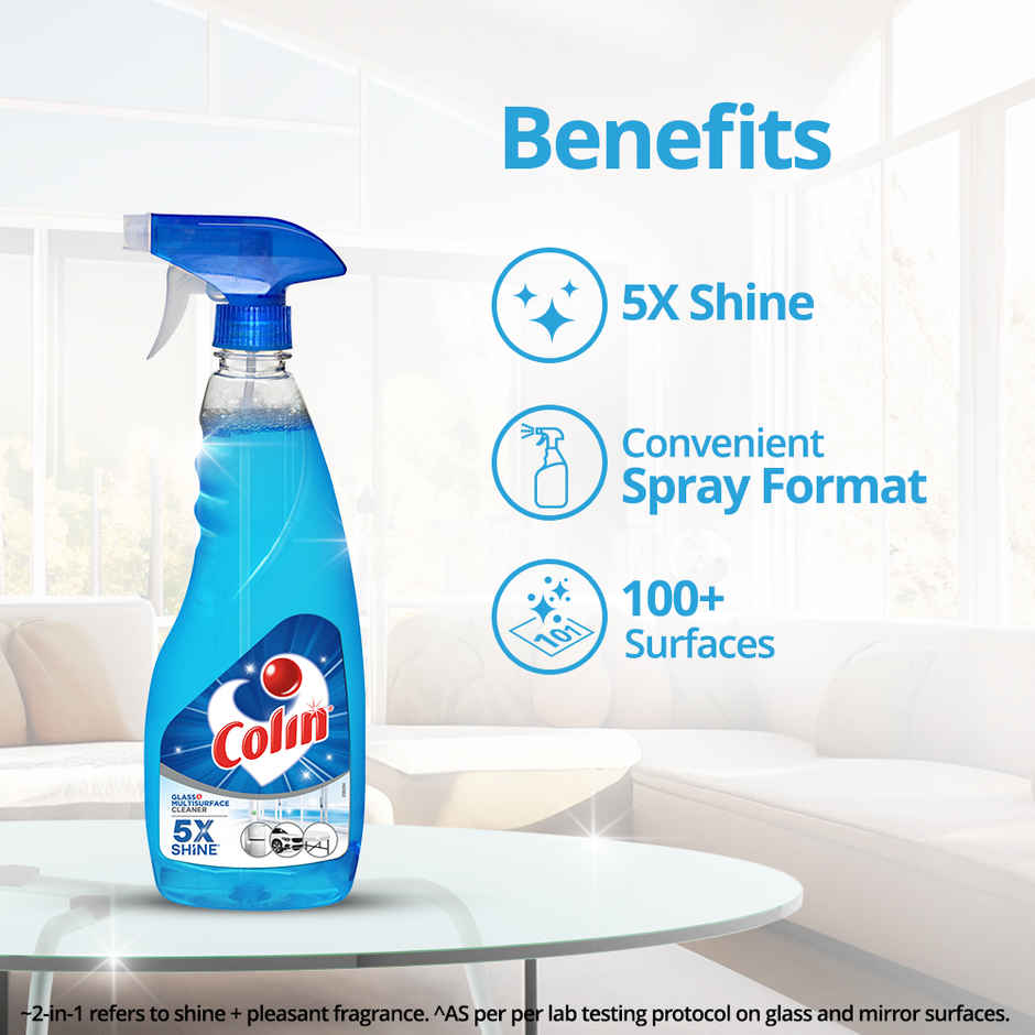 Colin Glass Cleaner & Surface Cleaner Liquid Spray