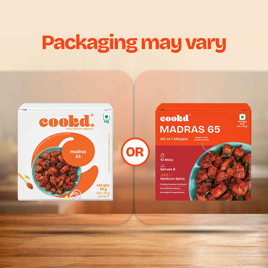Cookd Madras Chicken 65 & Chicken Fry Masala
