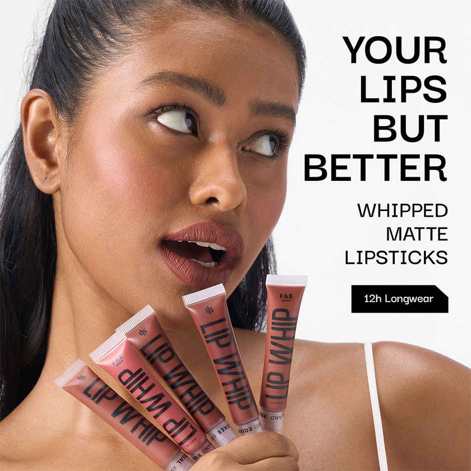 Fae Beauty Lip Whip 12H Matte Liquid Lipstick | Vegan | Shade | Tease