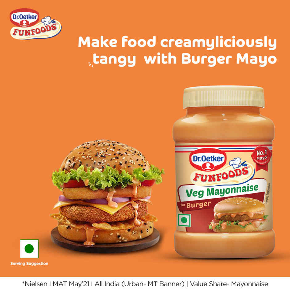 Dr. Oetker Fun Foods Veg Mayo Burger