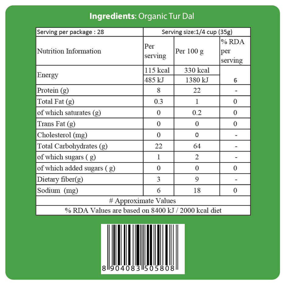 24 Mantra Organic Tur Dal